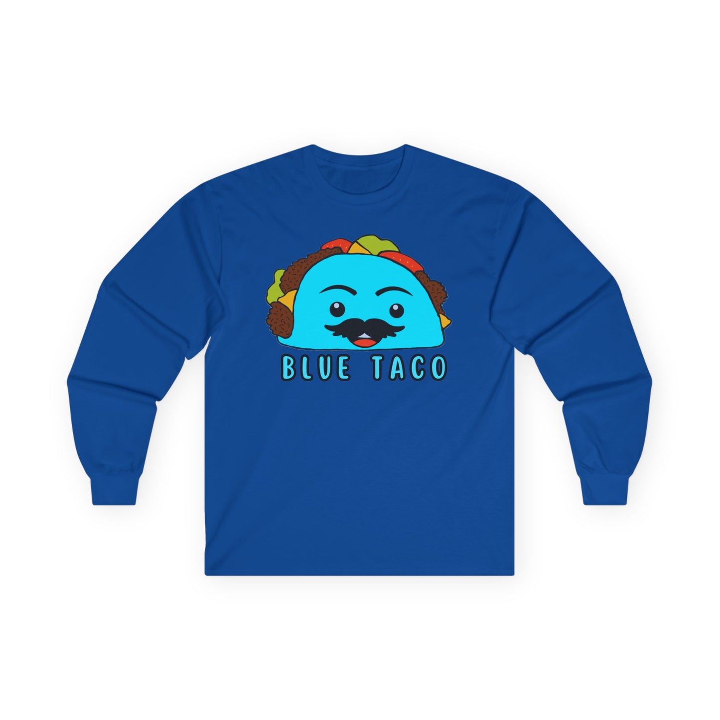 Long Sleeve Blue-Taco Tee