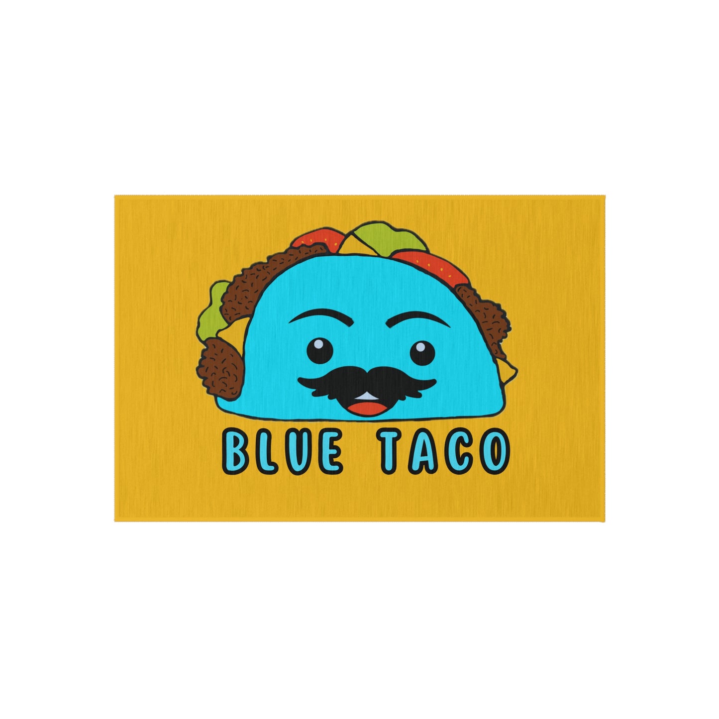 Blue-Taco Rug (Yellow)